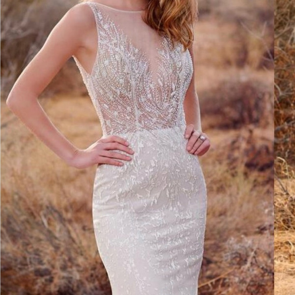 Elegant Lace Evening or Wedding Gown